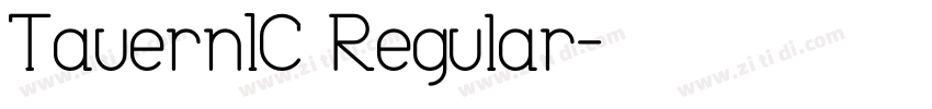TauernIC Regular字体转换